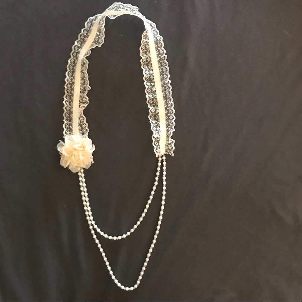 ML Kids Necklace Lace and Beads